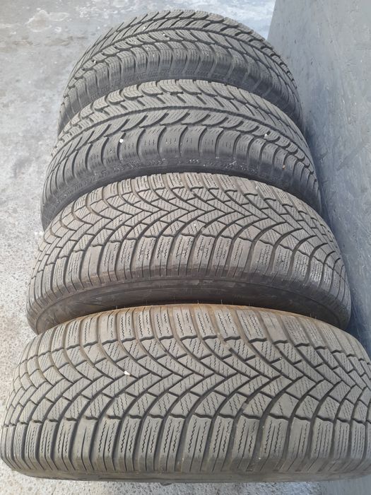 Set Roti cu Anvelope Cauciucuri M+S Iarna 195/65/R15 Bridgestone 2024