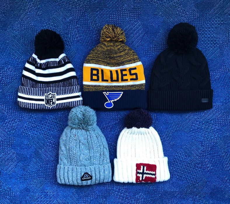 Napapijri/Superdry/New Era/Under Armour/Fanatics ОРИГИНАЛ зимни шапки