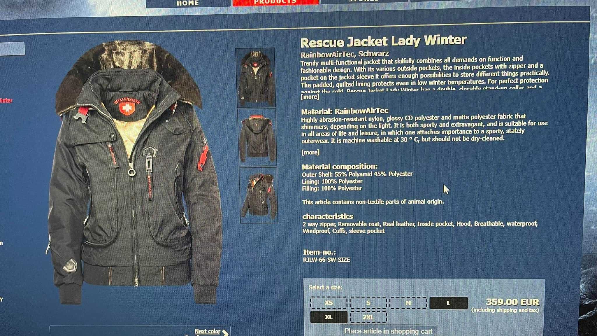 Wellensteyn Rescue Jacket Lady Winter Оригинално дамско яке