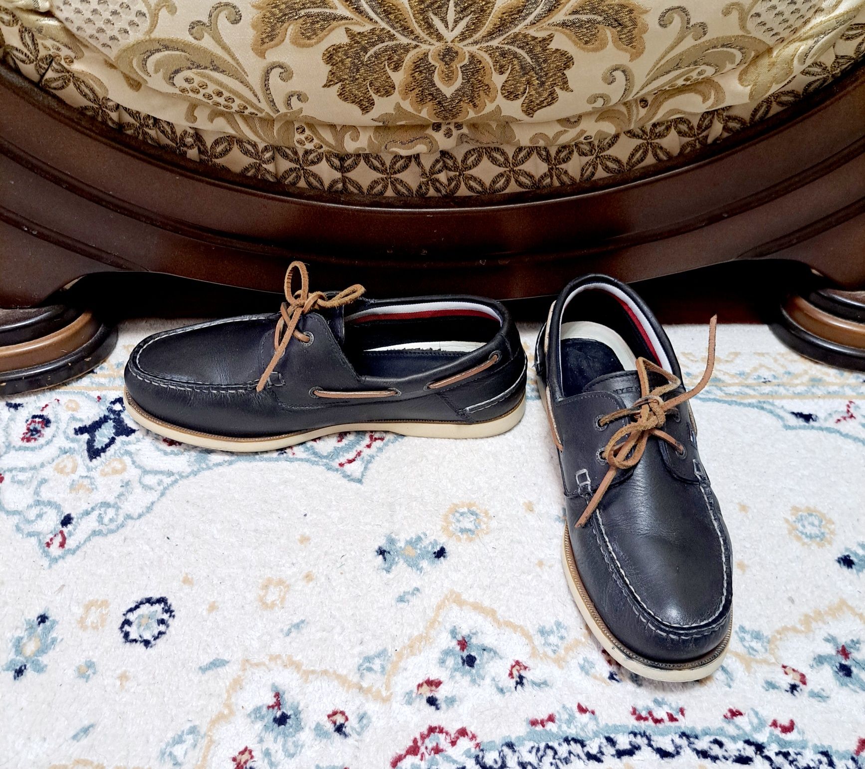 Мокасины Tommi Hilfiger, натуральная кожа, размер 42-42,5
