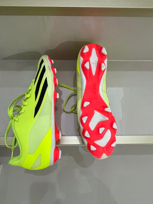 adidas Performance - Pantofi de forbal Crazy Club, Negru, Galben