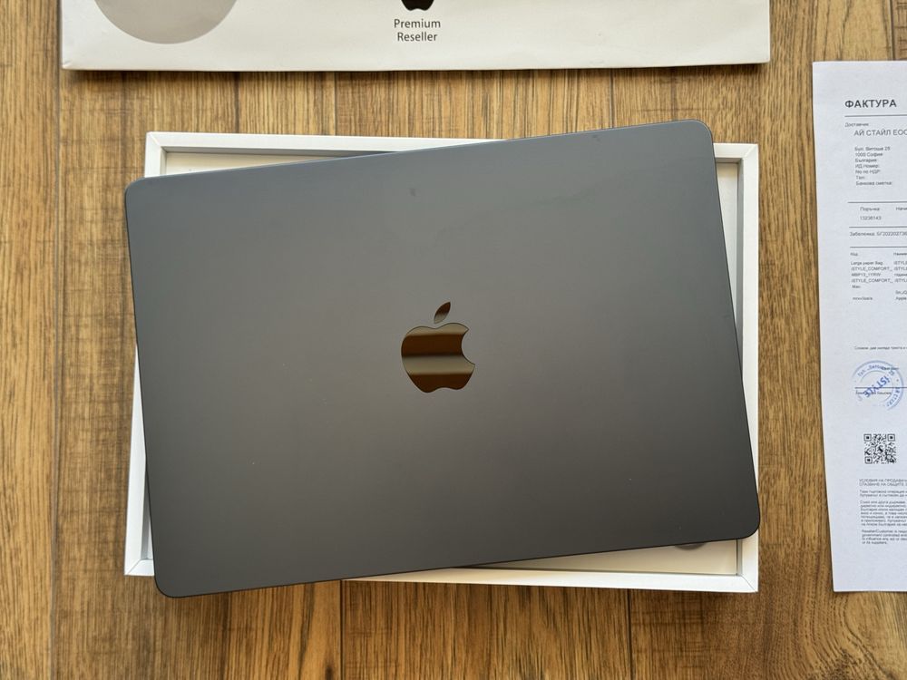 Macbook Air 13" M3 256GB SSD Midnight Гарнация