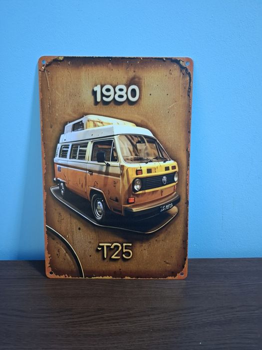Метална табела фолцфаген Т25 1980г.
