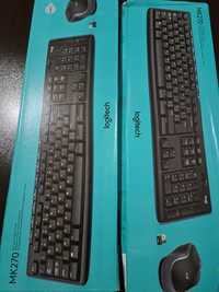 Tastatura plus mouse Logitech mk270 noua
