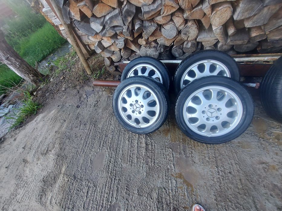 Vand 4 anvelope cu jante Mercedes A class