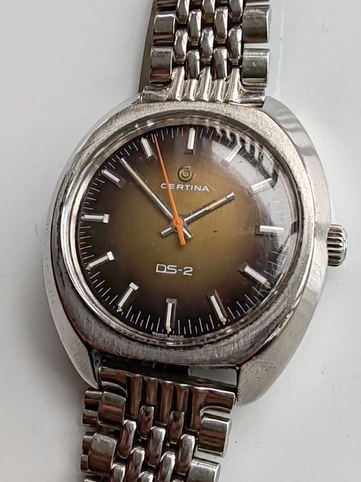 Ceas Certina DS 2 Int Manuala Oțel 38,5 x43 mm Funcționează Impecabil!