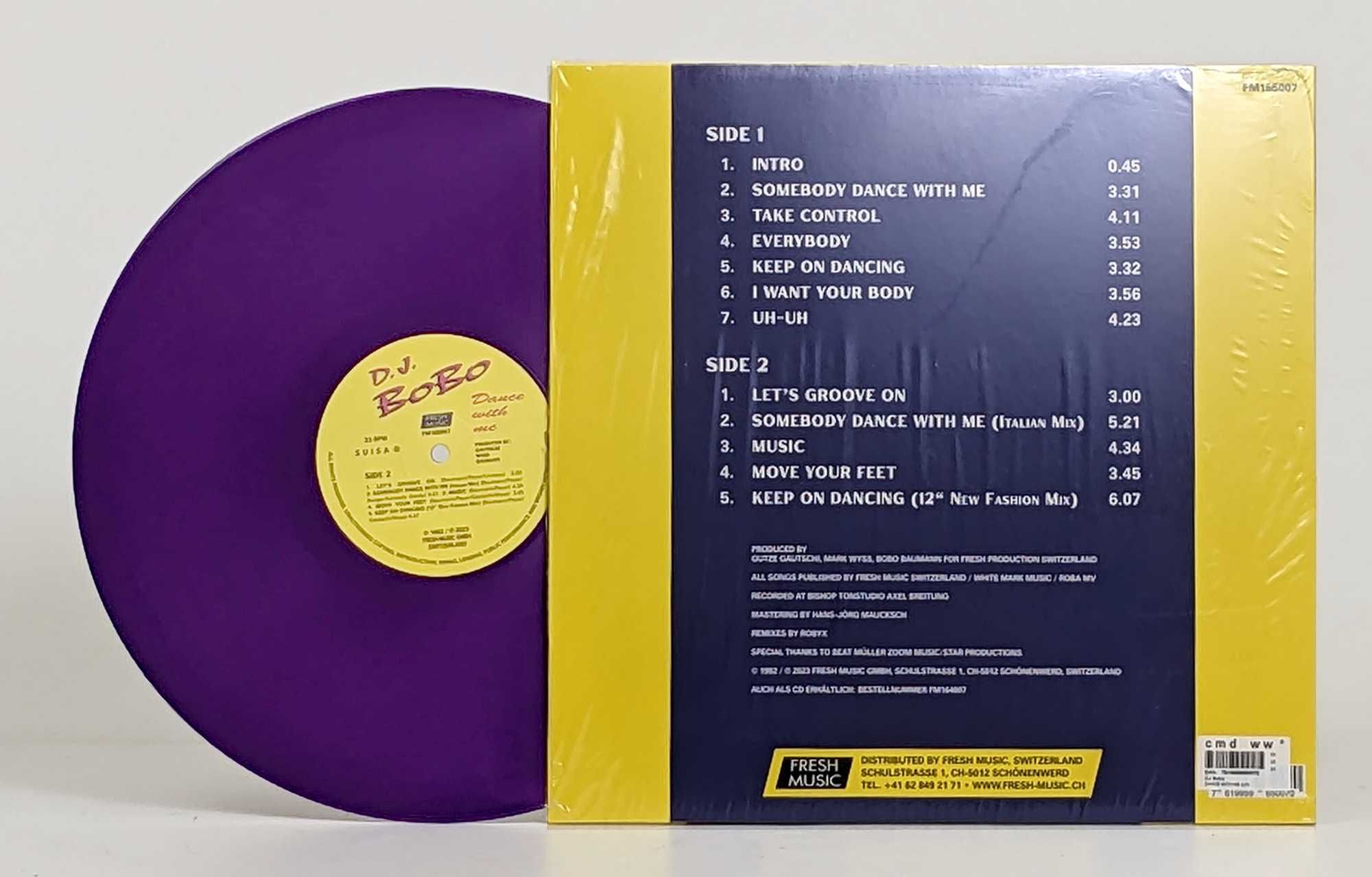 DJ BOBO - DANCE WITH ME - The Album - Limited Edition PURPLE VINYL