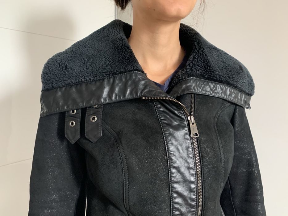 Зимно яке агнешка кожа