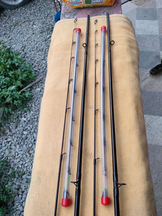 2 Lansete feeder Korum Allrounder 10ft/1,1 lb+husa Delphin Porta 2/3,6