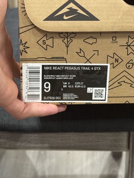 Маратонки Nike React Gore-Tex 42,5 номер