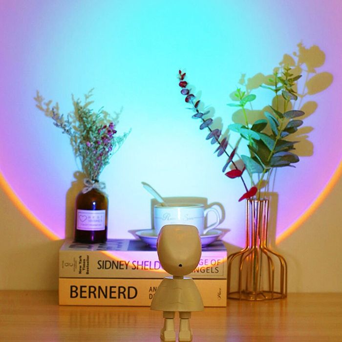 Proiector Astronaut 7culori. Intensitate reglabilă Touch. Reîncarcabil