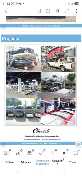 Vand sistem parcare tip Klaus,sistem klaus,sistem parcare klaus