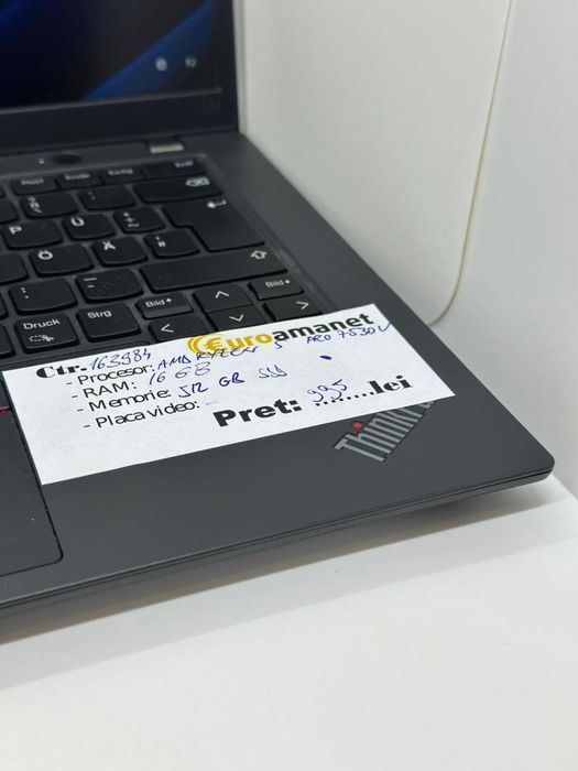 Laptop Lenovo Thinkpad L14, 16GB RAM, 512GB SSD, AMD Ryzen 5 Pro -A-