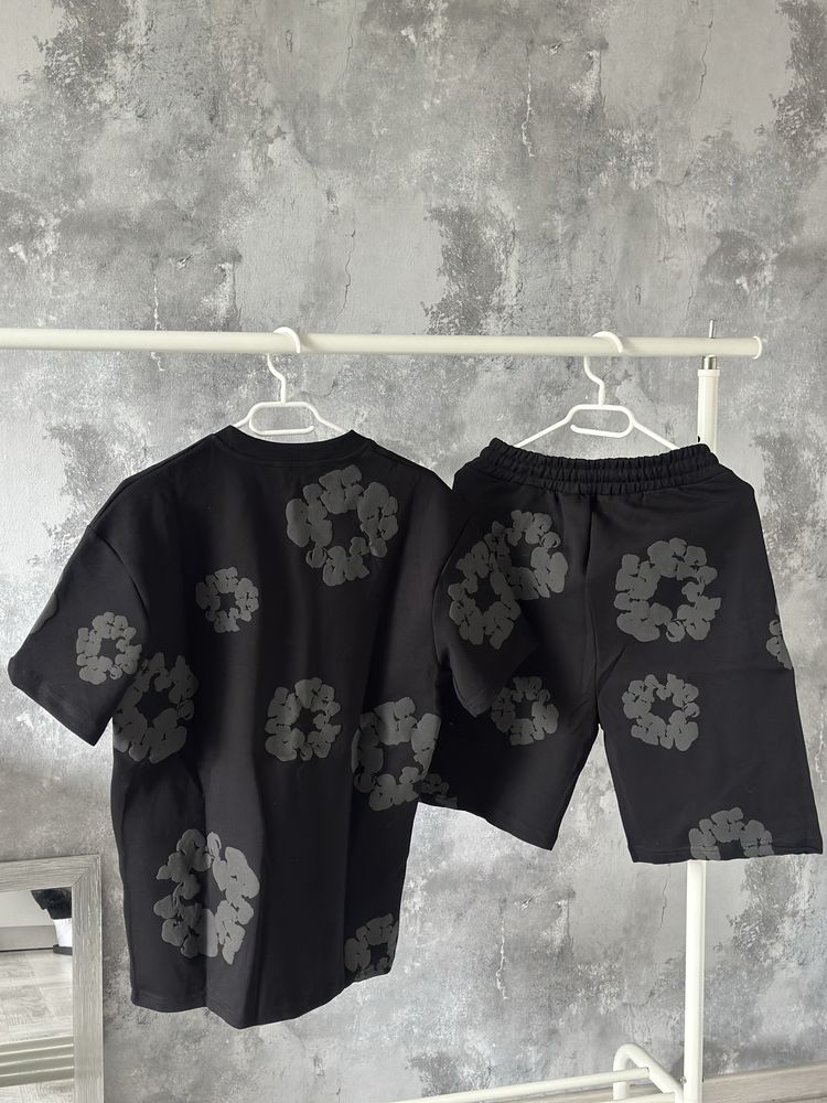 Compleu Denim Tears Trapstar syna amiri black grey