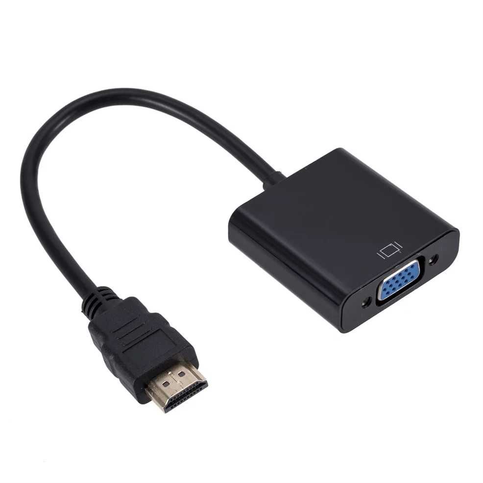 1440P HDMI към VGA конвертор кабел с 3.5мм аудио за лаптоп, PS4, Xbox