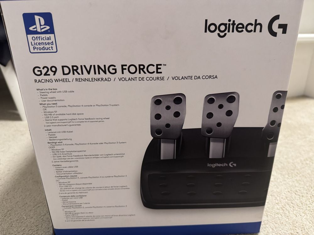 Комплект волан logitech g29 и педали в гаранция