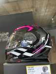 Casca moto Scorpion EXO-491 negru/roz