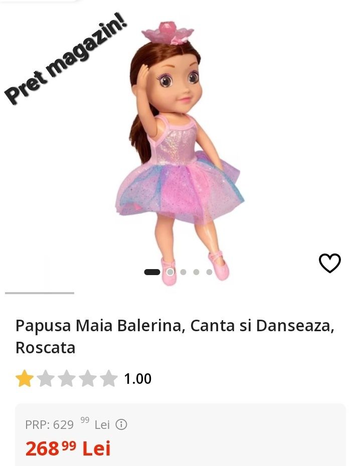 Maia balerina mare, roșcată