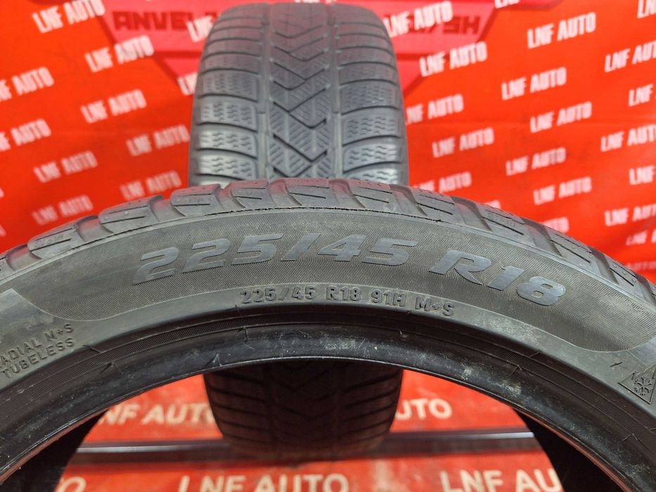 Anvelope de IARNA - 225/45/18 - PIRELLI - 5.28 MM - DOT 2018 !
