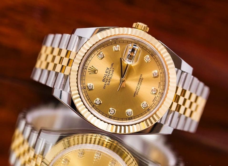 Rolex DateJust Silver Gold 36-41mm