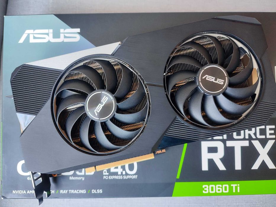 Видеокарта Asus Dual Nvidia RTX 3060 Ti OC Edition