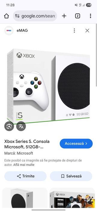 Vand/ schimb Xbox series S 512 gb
