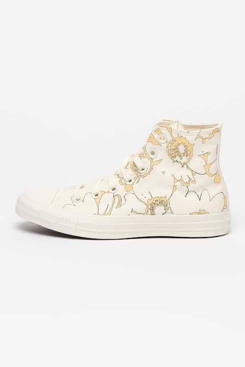 Converse - Tenisi cu model floral Chuck Taylor All Star, Crem, NOI!!