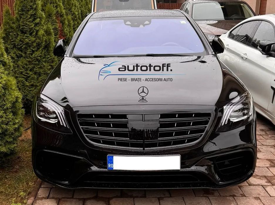 Grila Mercedes S-Class W222 (2013-2020) Black Facelift Design
