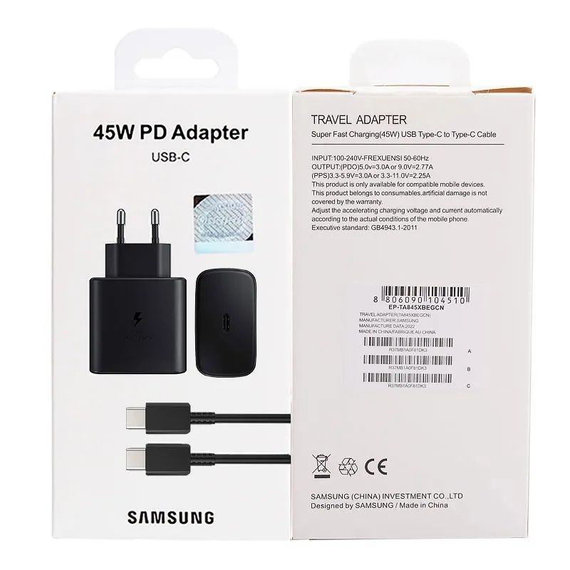 Incarcator adaptor priza Samsung ultra fast charge 45W PD S21 S22 S23