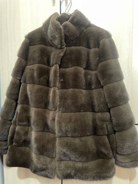 Экошуба новая в коричневом цвете