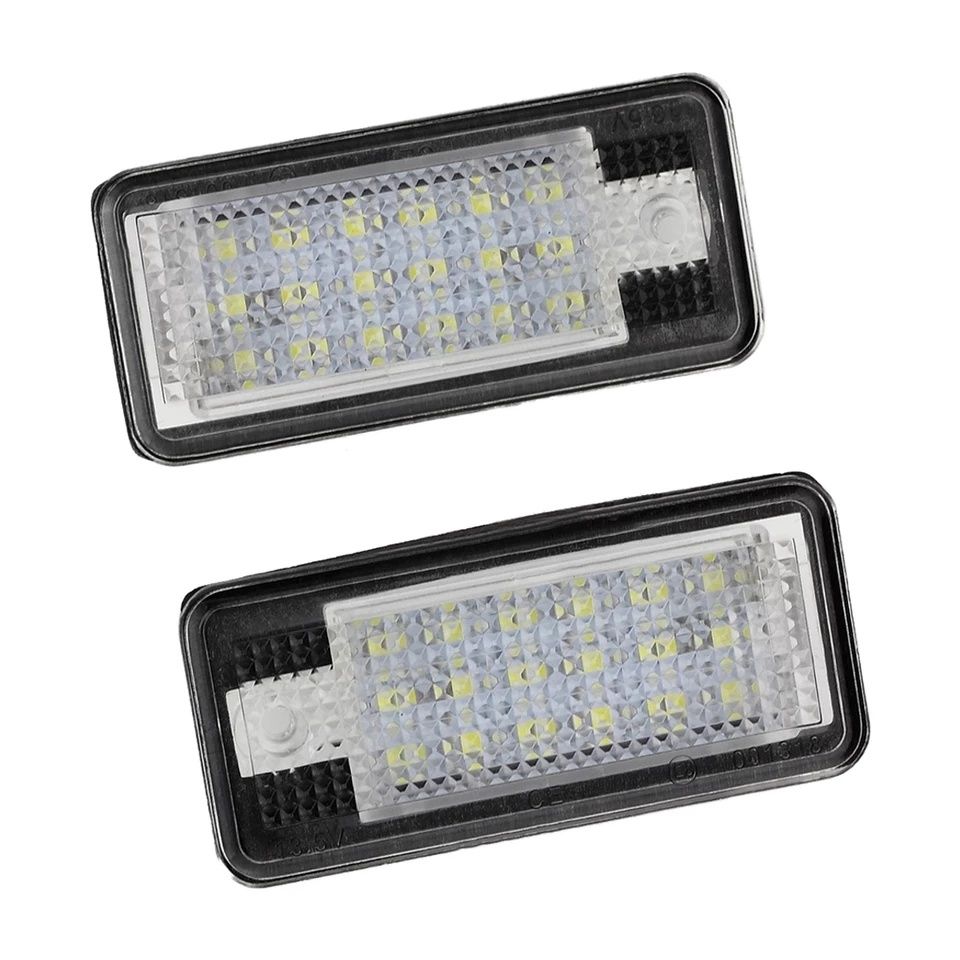 Set becuri lampi led numar înmatriculare Audi A4 B6 B7 A3 8P A6 A8 Q7