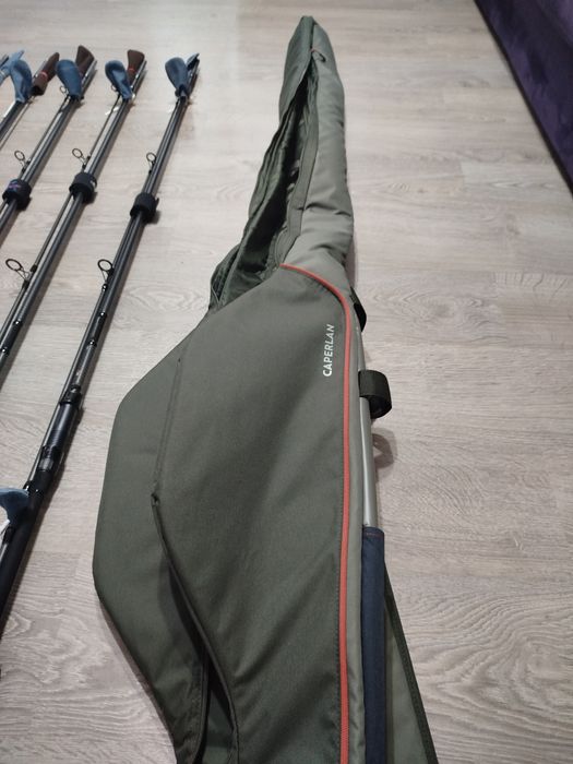 5 lansete Delphin Orbit , 2 Spod-uri  Carp Expert și o husa Caperlan