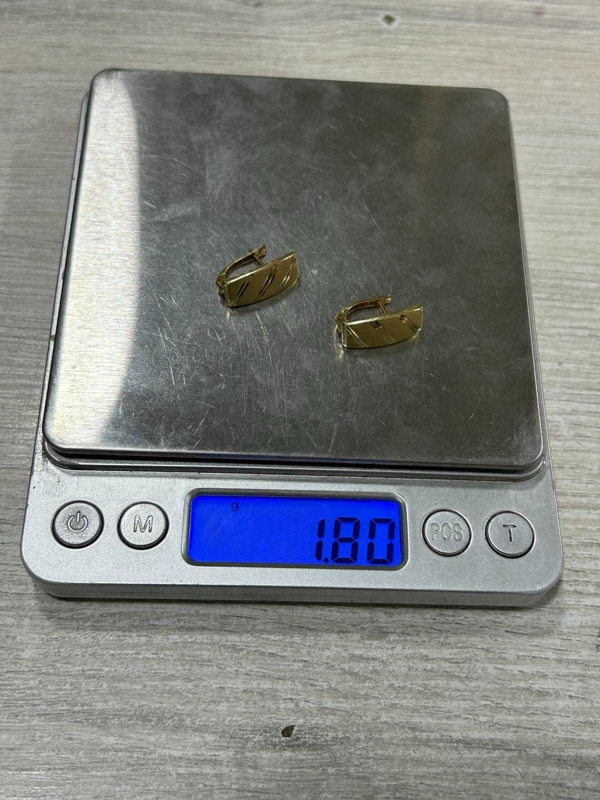 Златни обеци 14 К 585/ 1,80 гр.