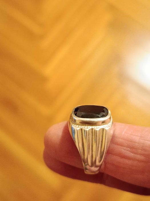 Мъжки сребърен пръстен