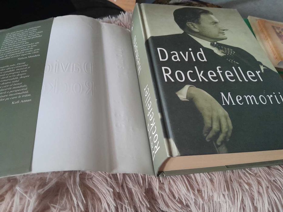 RARA, DAVID ROCKEFELLER - MEMORII (cartonate+supracoperta,698 pagini)