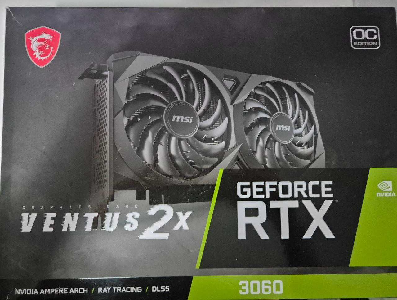 Продавам видеокарта   MSI 3060 VENTUS 2X 12гб