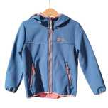Geaca 5-6 Jack Wolfskin 110-116, softshell, rezistentă la vânt, fete