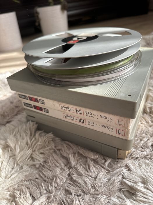8 role magnetofon 18cm - BASF, Scotch, Uher, Schneider