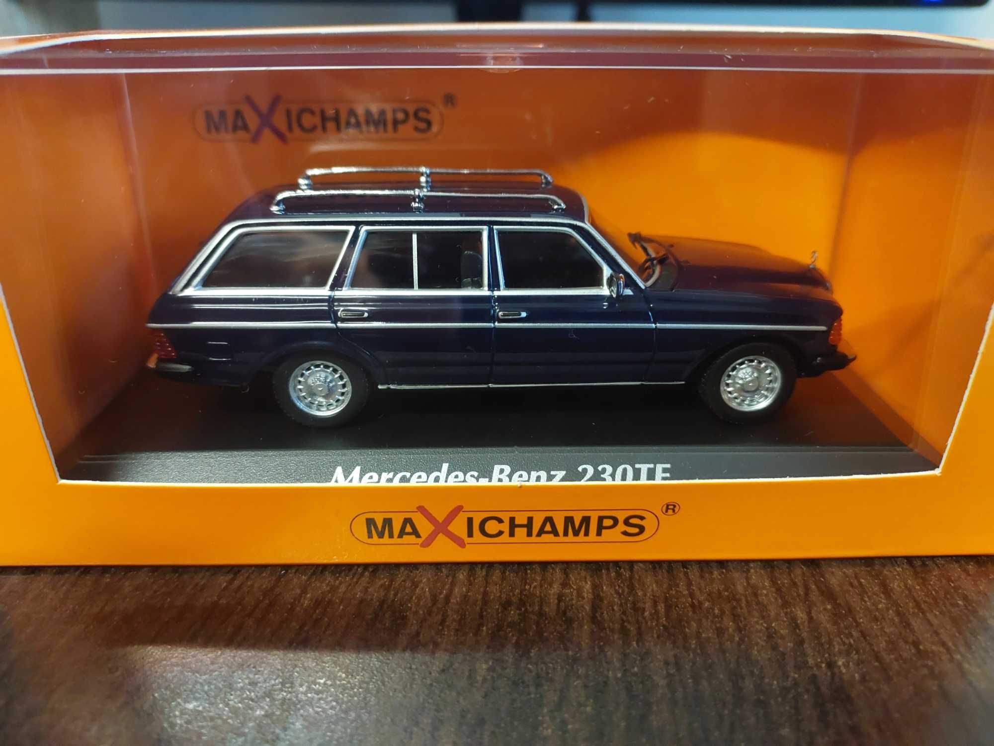 Macheta MERCEDES BENZ 230TE S123 1982 - Minichamps, 1/43, noua.