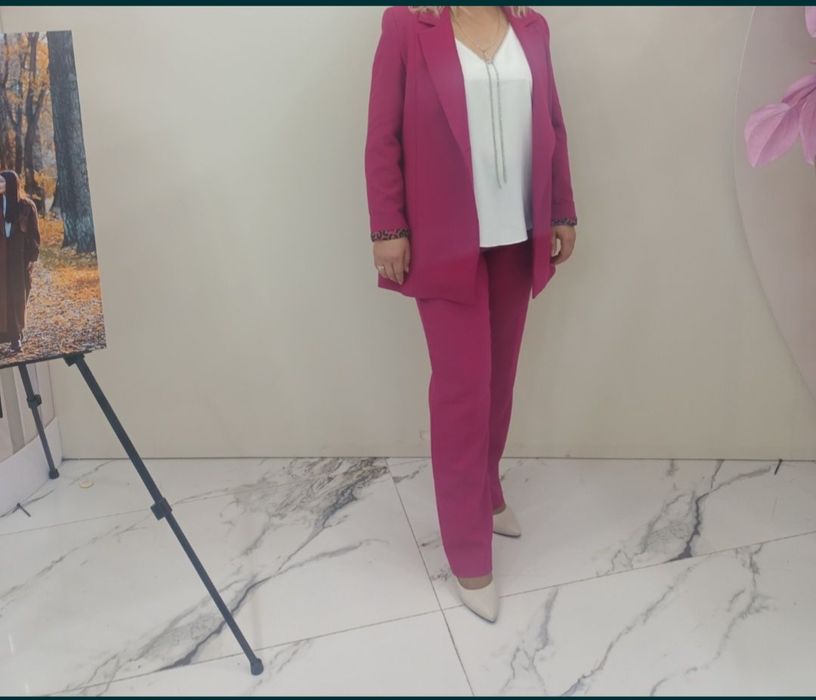 Шикарный женский брючный костюм двойка оригинал