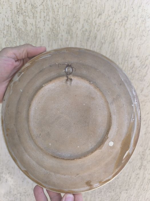 Farfurie tradițională ceramică Korond – artizanat transilvănean, picta
