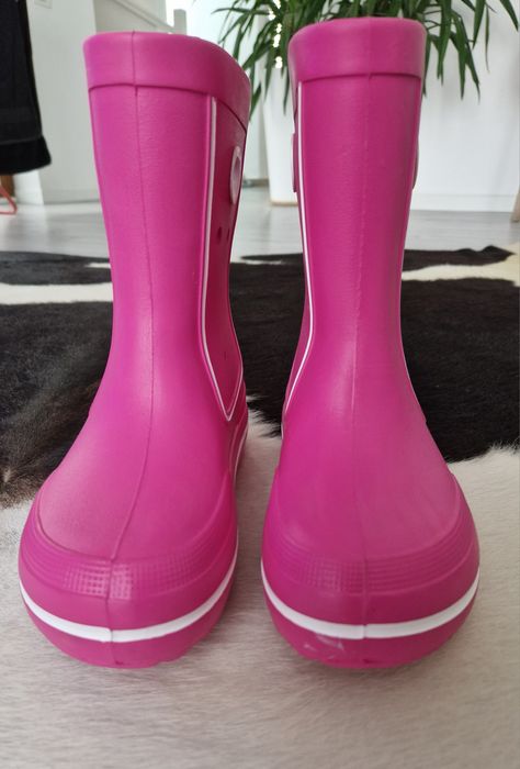 Cizme noi roz Crocs