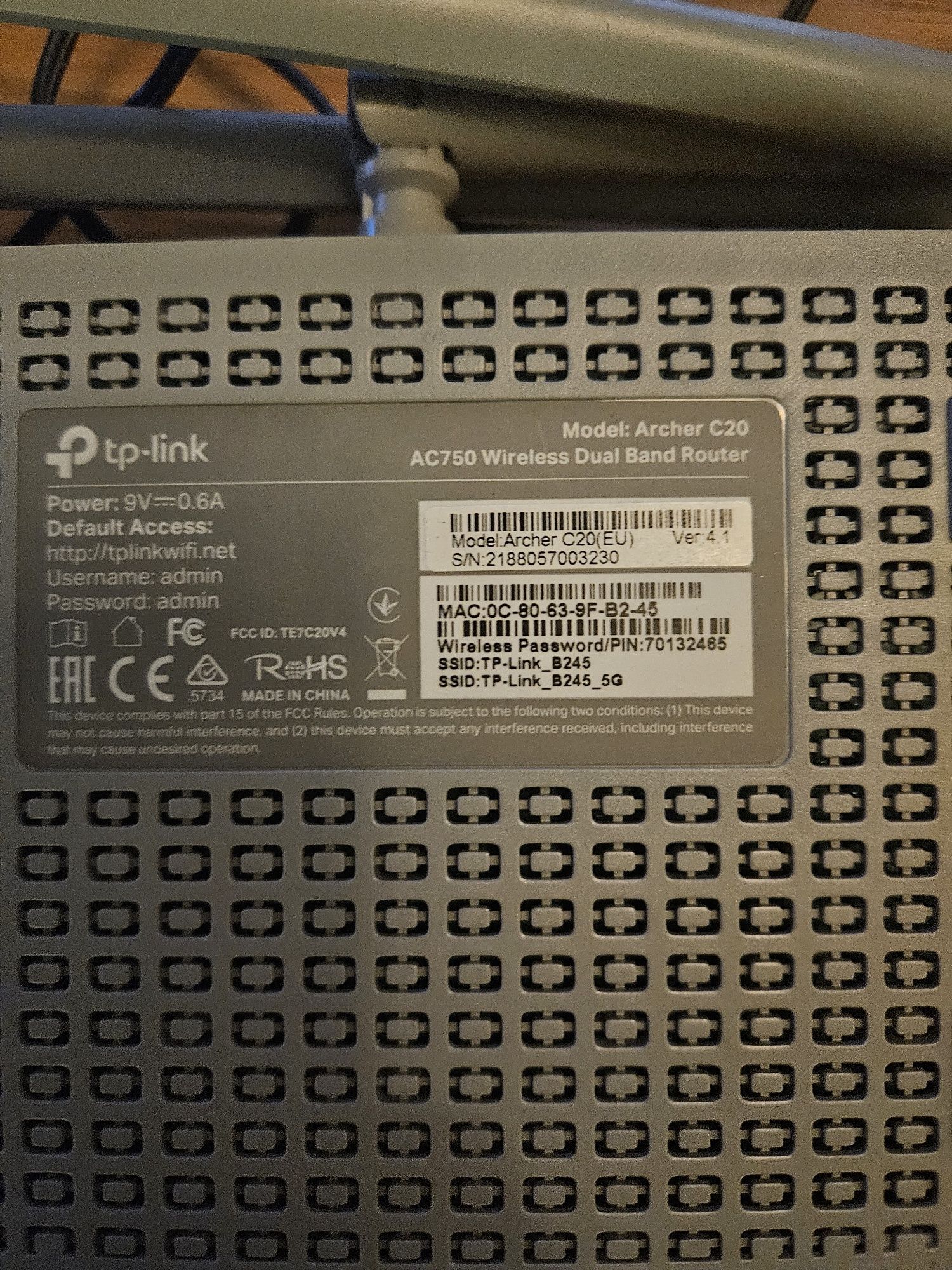 Рутер tp link c20