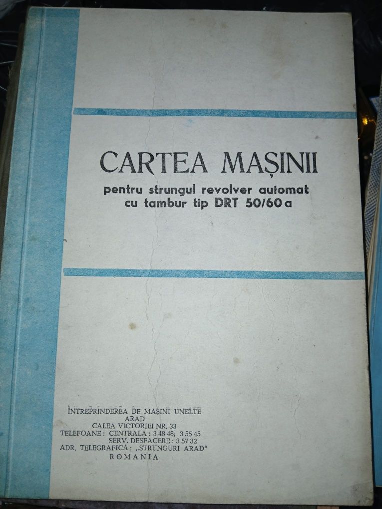Cărți tehnice utilaje-strung/freză