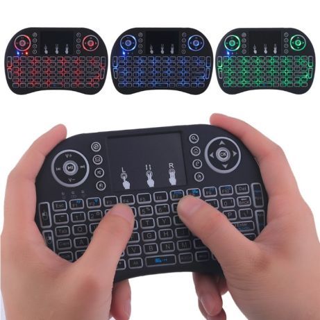 Мини Светеща безжична клавиатура за Android PC или TV Box Mini Keyboar