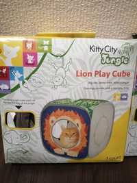 Нова занимателна къщичка за котки - сгъваем котешки куб Kitty City.