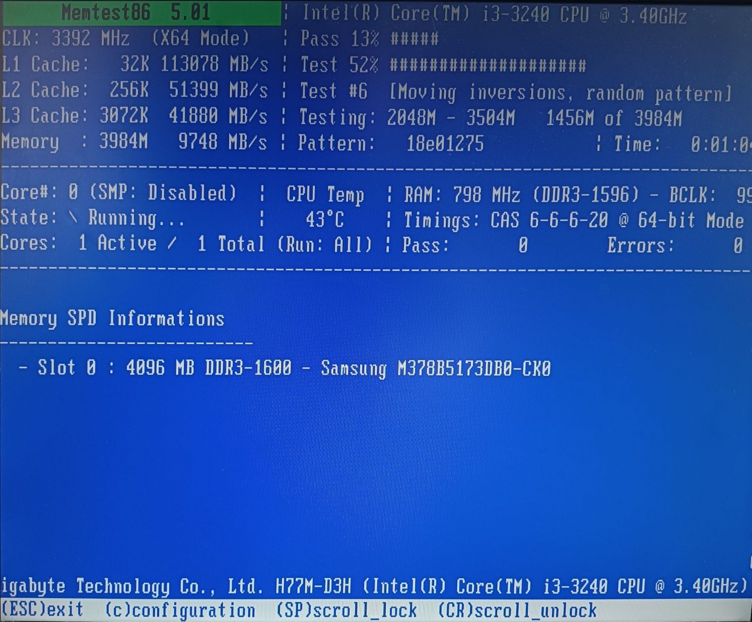 Оперативная память DDR3 4GB 1600Mhz