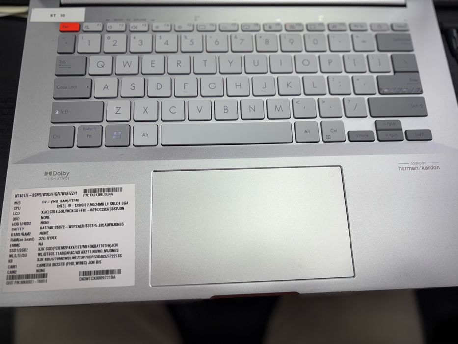 Asus Vivobook Pro - laptop Gaming - i9 - 12900/32GB RAM, 1Tb SSD - nou