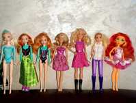 Lot păpuși Barbi Mattel și Hasbro.