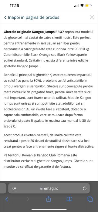 Kangoo Jumps Ghete Barbati XL